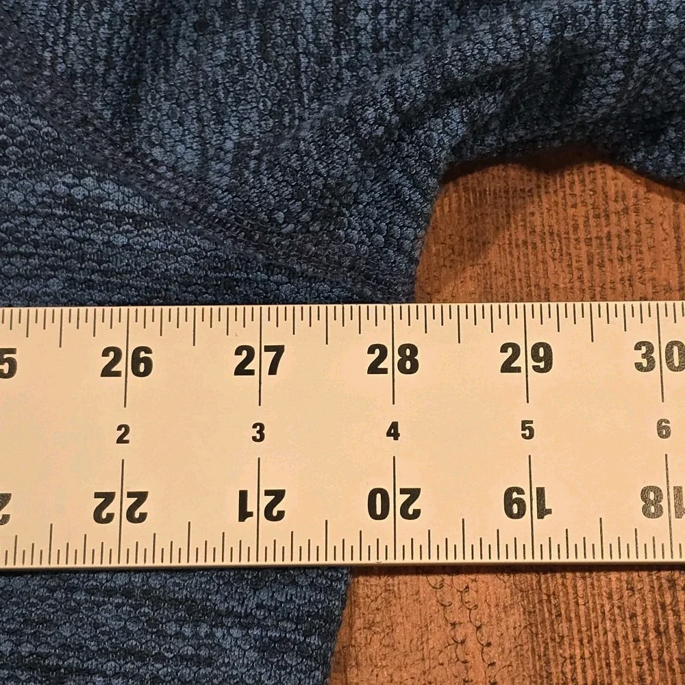 Eddie Bauer Sweater 2XL XXL Blue‎ First Ascent 1/4 Zip Fleece Mens